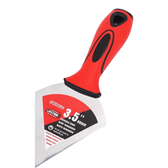 Putty Spatula, 3.5 Inch Paint Scraper Tool Sturdy Rustproof Stainless Steel for Repairing Depression