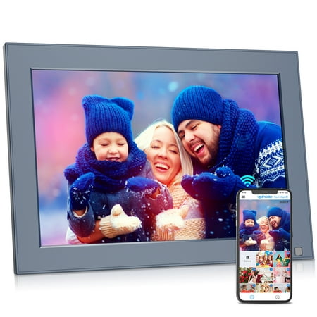 Image of 10.1-inch WiFi Digital Photo Frame - Smart Cloud Digital Picture Frame 16GB 1280*800 HD IPS Touch Screen Motion Sensor Full Function Share Photos and Videos via App/Email Unlimited Cloud Storage