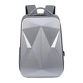 thumbnail image 2 of Mochila impermeable para computadora portátil Sunnimix, resistente, informal, gris, Maleta para computador portátil, 2 of 8