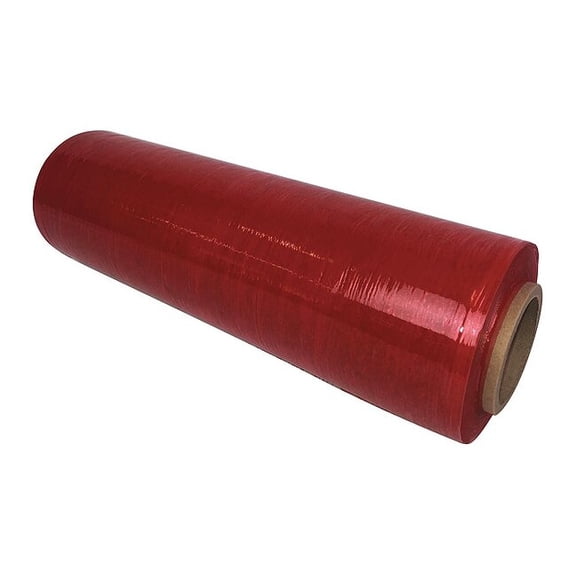 Manufacturer Varies Stretch Wrap, 80 ga, Red, Standard Duty PSD188015