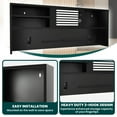 thumbnail image 3 of Wall-Mount Storage System, 35.5-Inch Length, Weather-Resistant Metal, Duty Rack, for Outdoor, Garage​, 3 of 7