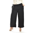 thumbnail image 2 of Pantalón de pierna ancha Roman Fashion 9202 Negro Talla 42, 2 of 7