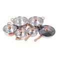 thumbnail image 2 of Pots Pans Set, Stainless Steel Pots Pans Set Ergonomic Handle Multifunctional  for Cooking, 2 of 7