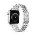 thumbnail image 2 of Odash VLS1-2-ASLV41 Metal Bling Band for 38, 40 & 41mm Apple Watch - Silver, 2 of 7