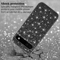thumbnail image 4 of Compatible with Google Pixel 6A Case Glitter Bling Google Pixel 6A Phone Case for Girls Cute Bumper Shockproof Protective Cases (Black), 4 of 14
