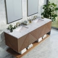 thumbnail image 2 of James Martin Vanities D200-V72-CSN-3CAR Marcello 72" Wall Mounted Double Basin Vanity Set, 2 of 3