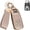 Cream, variant on Key Case Holder Protector with Keychain for Audi A4 Q7 Q5 TT A5 SQ5 R8 S5 Upper Leather Soft TPU Key Fob Cover