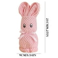 thumbnail image 3 of Bunny Towel under $5! CQCYD Bunny Face Towel, Soft Fleece Bath Towel for K-ids, Cute Animal Hooded Towel for Wedding Baby Shower, 35x75cm Absorbent Bath Sheet, Gift for Boys Girls, 3 of 3