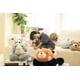 thumbnail image 3 of Peluche pesado Niuniu Daddy Cat de 1,5 kg, color gris, 3 of 9