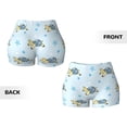 thumbnail image 5 of Naloa Cartoon Turtle Biker Shorts for Women Seamless Scrunch Short Women’s Yoga Shorts for Gym Running Sport Shorts - Medium, 5 of 9