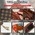 thumbnail image 7 of Arcticwind Wallet For women,Zero Wallet,Slim Leather Blocking Bifold Zipper Pocket Card Holder,Card Bag,All In One,Mini, anti-theft,High-end Feeling,Passport Holder Cover Wallet with ID Window, 7 of 7