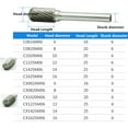 thumbnail image 3 of BE-TOOL C Style Cylindrical Radius End Shape Tungsten Carbide Burr for Rotary Die Grinder 6mm-16mm Choice, 3 of 8