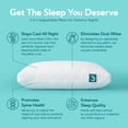 thumbnail image 5 of Sleepgram Bed Support Sleeping Pillows with Inserts, King Size (2 Pack), 5 of 15