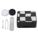thumbnail image 2 of Caja para lentes de contacto, minilentes de contacto portátiles simples en blanco y negro, caja de almacenamiento de contactos de Color para viajes al aire libre y oficina, 2 of 5