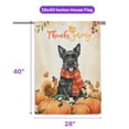 thumbnail image 5 of Happy Thanksgiving Scottish Terrier with Turkey Pumpkins Autumn Vibes House Flag 28x40in Double Sided Scottie Dog Lover Gifts Outdoor Decor - 12018, 5 of 5