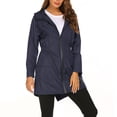 thumbnail image 5 of Cazadora deportiva para exteriores, abrigo fino informal impermeable de secado rápido, chaqueta básica para primavera y otoño, chaquetas con capucha de protección solar para mujer, 5 of 5