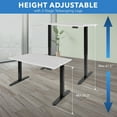 thumbnail image 3 of Dual Motor Electric Standing Desk with 48" Tabletop, 3 of 8