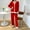 Red, variant on FDGIU Cozy Fleece Pajamas Set for Women‌, Loose Fit Winter Warm Sleepwear, Long Sleeve Winter Homewear Top & Pants