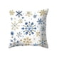 thumbnail image 2 of Christmas Patterns Cushion Cover Snowflake Alphabet Sofa Pillowcase Linen Cushion Cover Christmas Holidays Home Decor, 2 of 6