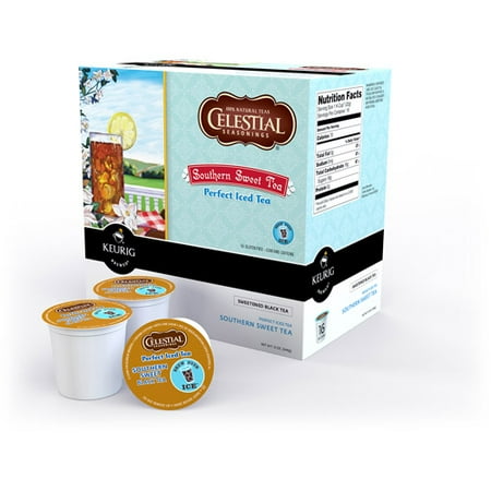 Keurig K-Cups, Celestial Seasonings Perfect Iced Southern Sweet Tea, 16 ct