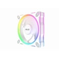 thumbnail image 5 of ASUS Prime MR120 ARGB fan white single pack, 28mm extra-thick frame, quiet, high-performance cooling with PWM control, 20 ARGB LEDs with dual-sided frame lighting, Aura Sync compatibility, 5 of 12