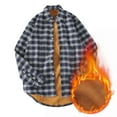 thumbnail image 4 of LYXSSBYX Winter Jackets for Men Clearance Men's Plush Thick Warm Plaid Shirt Autumn and Winter Jacket, 4 of 4
