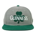 thumbnail image 2 of Guinness Beer Men's Dublin Clover Adjustable Snapback Cap Hat - Grey/Green, 2 of 4