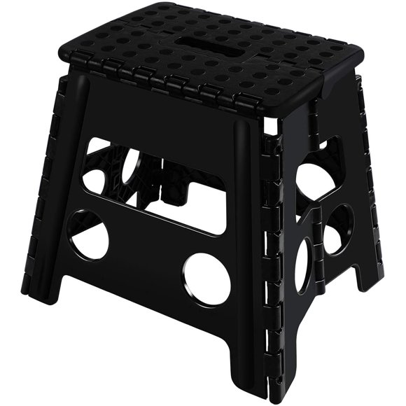 Black Folding Stool