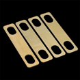thumbnail image 1 of 4Pcs Replacement Heightening Gasket Bass Brass Tool Guitar Neck Shim Connection, 1 of 9