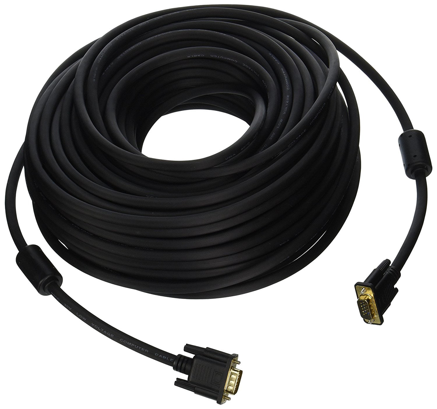 25ft long SVGA/VGA Male-M Monitor/LCD/LED/TV/HDTV/Projector Patch Cable/Cord{L 