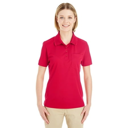 Ash City - Core 365 Ladies' Origin Performance Piqué Polo with Pocket