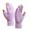 Purple, variant on Xfvqtps Mens and Womens Coral Fleece Gloves Furry Solid Color Touchscreen Thickened Windproof Warm Winter Plush Mittens Pink