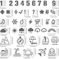 thumbnail image 3 of 1pc Sign Metal Stencils Die Cuts Plaques Cutting Dies Number Weather for Painting DIY Scrapbooking Craft Photo Album, 3 of 9
