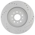 thumbnail image 3 of Geelife Brake Rotor Drilled Slotted Rear G-Coated, 3 of 9
