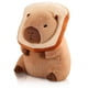 thumbnail image 1 of Cute Capybara Plush Pillow with Bread Kawaii Soft Capybara Plush Doll Pillow Capybara Stuffed Animals Toys, 1 of 5