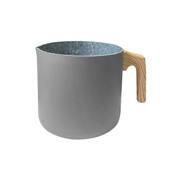 HUDSON VALLEY Jarro, Hervidor Aluminio. Jarro De Peltre Con Asa Antiadherente. Jarra Para Calentar Leche, Agua. Utensilio De Cocina Pocillo. Apato para lavaplatos, Best Kitchenware Color Granito