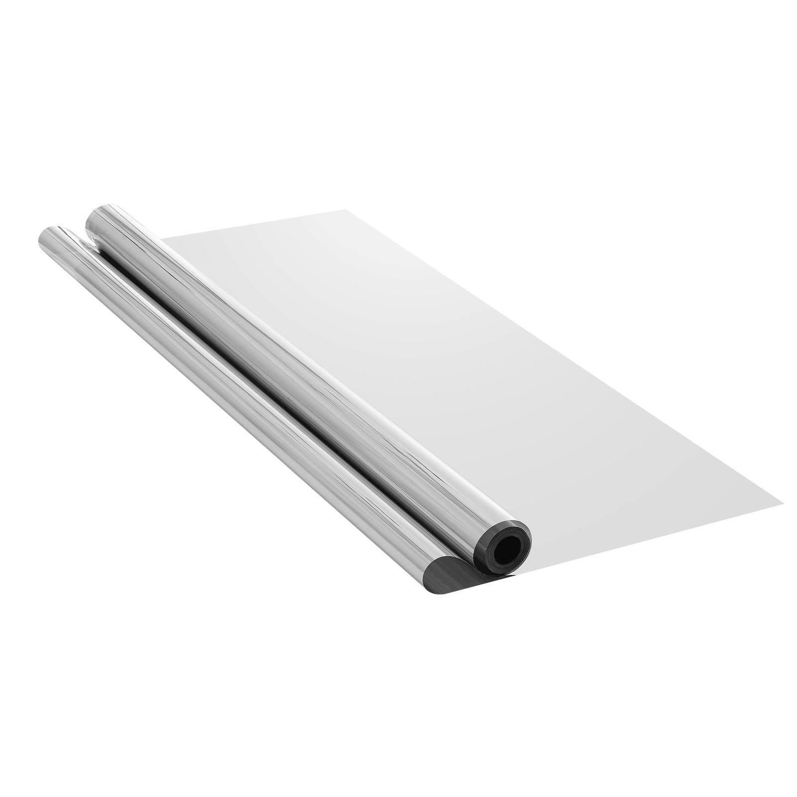 Window Privacy Film, One Way Window Tint, Privacy Mirror Reflective Film, Sun Blocking Heat Control Glass, Self-Adhesive, See out Not in Window Film for Home and Office, Silver, 36 in x 49.3 ft