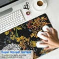 thumbnail image 3 of Super Soft Garden Flowers Mouse Mat - Cute Design, Non-Slip Rubber Base, Easy Slide, Splash-Resistant, Portable, Personalized, Perfect for All Computer Types, 31.5x11.8 Inch, 3 of 7