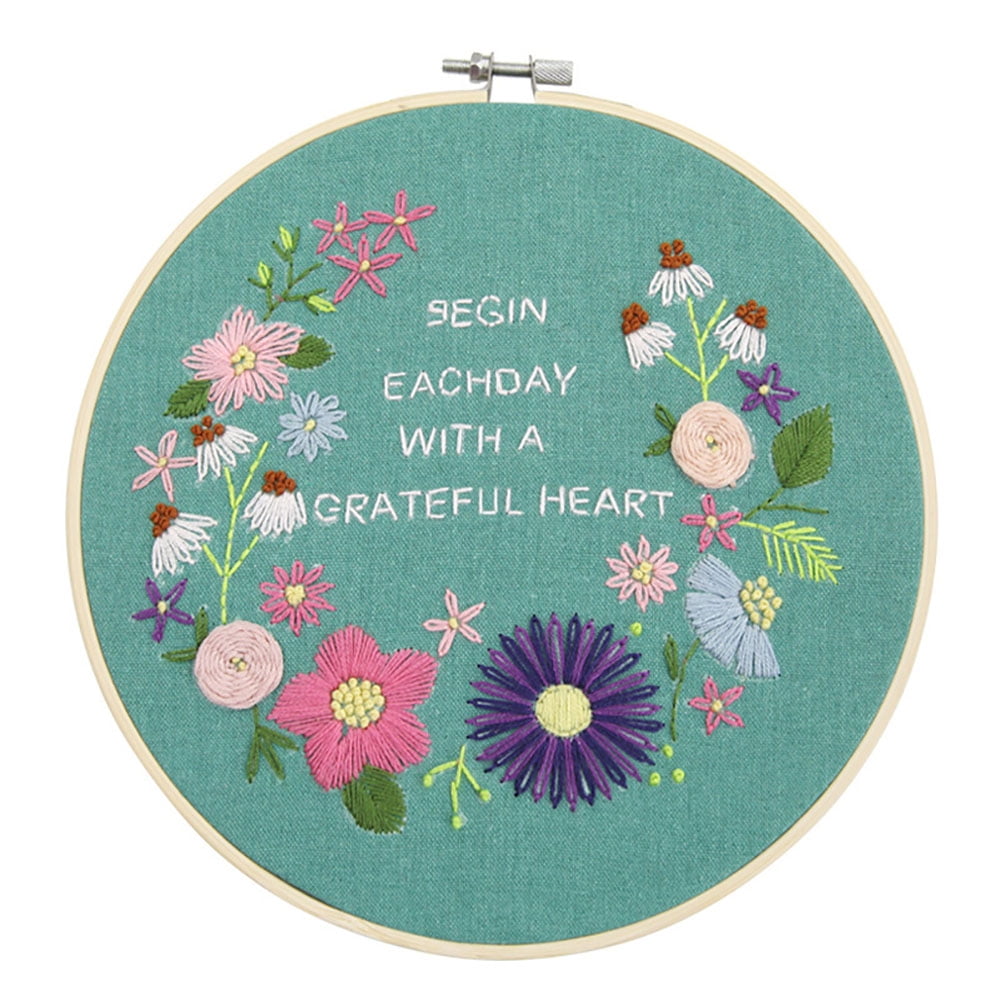 DIY Embroidery Flower Handwork Needlework For Beginner Cross Stitch Kit Sets DIY Embroidery Flower Handwork Needlework For Beginner Cross Stitch Kit Sets