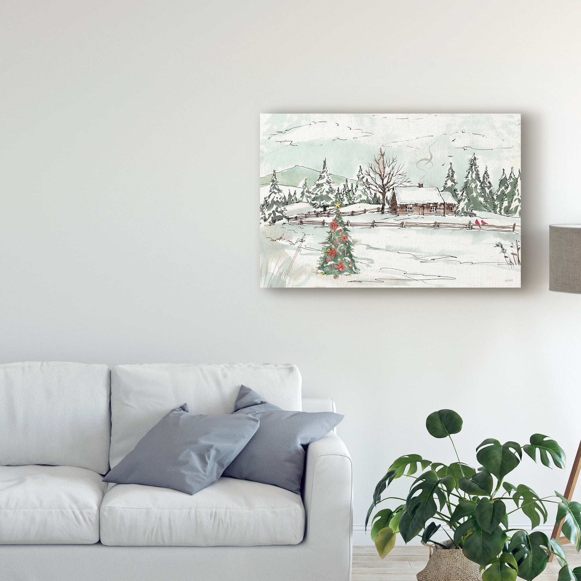 Trademark Fine Art 'Seasonal Charm X' Canvas Art by Anne Tavoletti