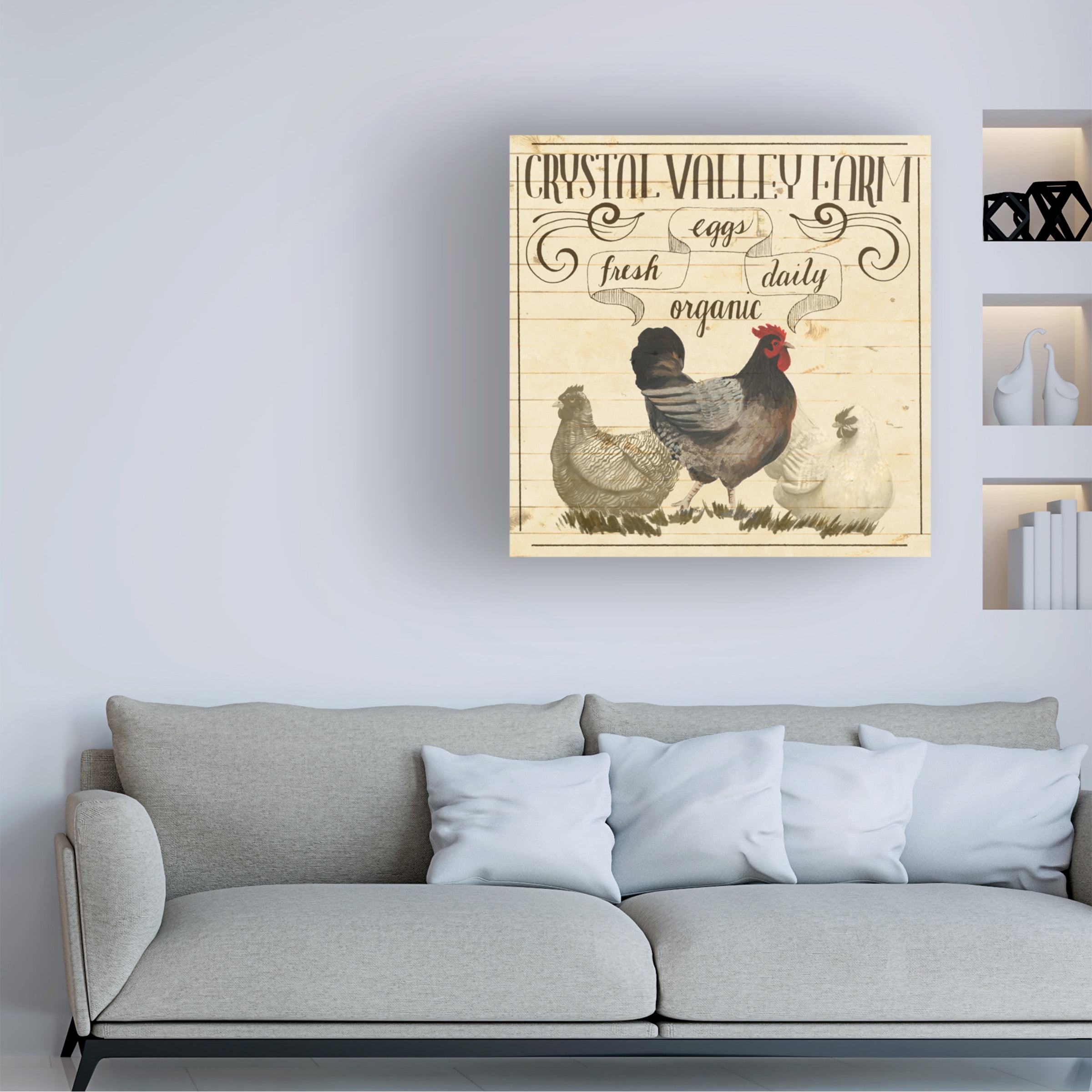 Grace Popp 'Animal Farm Collection II' Canvas Art
