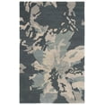 thumbnail image 2 of SAFAVIEH Bella Faye Abstract Camo Wool Area Rug, Steel Blue, 6' x 9', 2 of 11