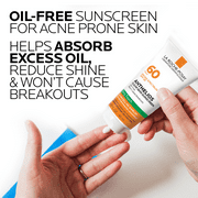 La Roche-Posay Anthelios Clear Skin Sunscreen Dry Touch SPF 60, 3.0 fl oz