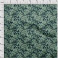 thumbnail image 4 of oneOone Rayon Dark Green Fabric Abstract Floral Craft Projects Decor Fabric Printed By The Yard 56 Inch Wide-2ra, 4 of 5