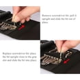 thumbnail image 3 of TeqHome Precision Screwdriver Set Multi Pocket 25 in 1 Precision Wallet Kit for Mobiles Tablet PC, 3 of 6
