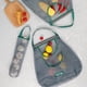 thumbnail image 5 of Qarigey Organización eficiente con bolsa de almacenamiento para cocina, almacenamiento, bolsa de malla colgante, ahorro de espacio Envolturas para manijas de equipaje Tipo 5, 5 of 6