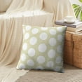 thumbnail image 4 of LALILO Throw Pillow Covers Vintage Ornament White Circles Vintage Cushion Cover 18" x 18", 2 Pack, 4 of 6