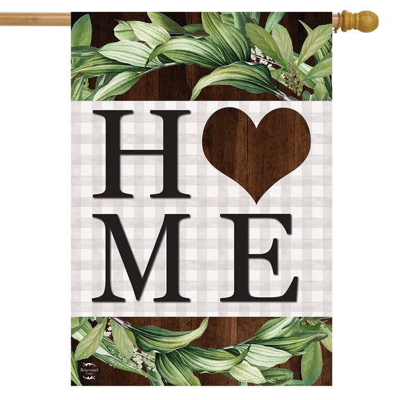 Briarwood Lane Farmhouse Home Double-Sided House Flag