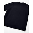 thumbnail image 4 of Under Armour 1302159 Men's Hustle Fleece Crewneck Sweatshirt - Black White, 4 of 4