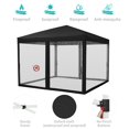 thumbnail image 3 of Studyset 10 x 10 FT Pop Up Canopy,3 Height Adjustable Canopy with Mosquito Netting,Portable Screen Shelter with Wheeled Carry Bag, Easy Up Screen Shelter,Heavy Duty Sun Shade for Patio, 3 of 6